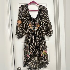 Urban Mango boutique embroidered dress